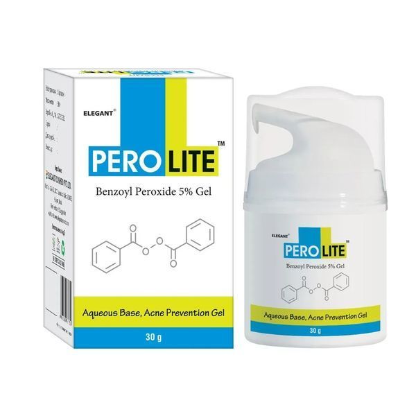 Perolite Gel 5% Benzoyl Peroxide Гель від акне з бензоїл пероксидом, 30г 1367 фото