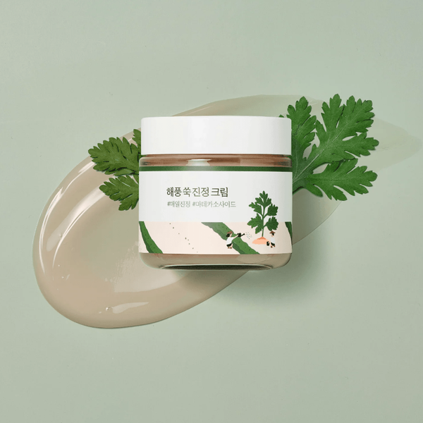 Round Lab Mugwort Calming Cream Заспокійливий крем із морським полином, 80мл 888 фото