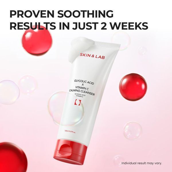 SKIN&LAB Glycolic Acid &times; Vitamin C Calming Cleanser Заспокійливий гель для очищення з гліколевою кислотою та вітаміном C, 150мл 2667 фото