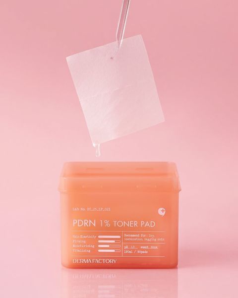 Derma Factory PDRN 1% Toner Pad Ревіталізуючі тонер &ndash; педи, 90шт 2573 фото
