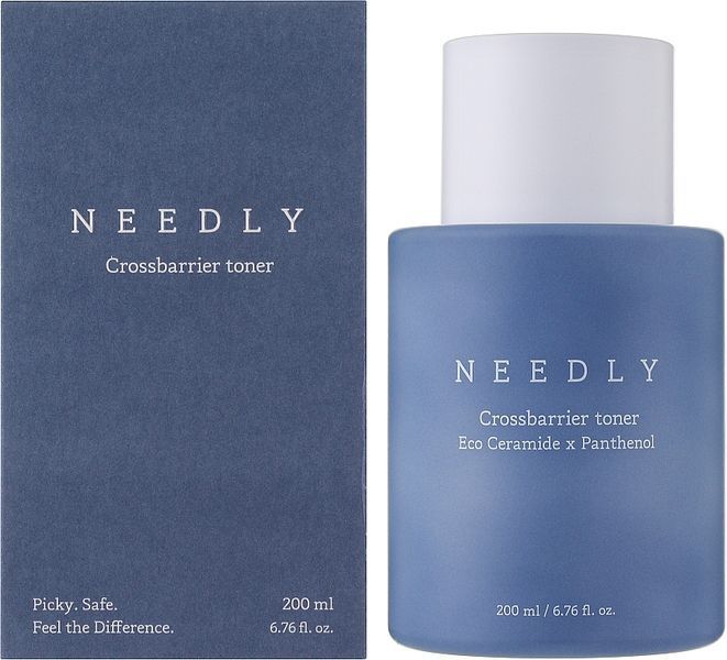 Needly Crossbarrier Toner Тонер для зміцнення захисного бар'єру з керамідами та пантенолом, 200мл 1278 фото