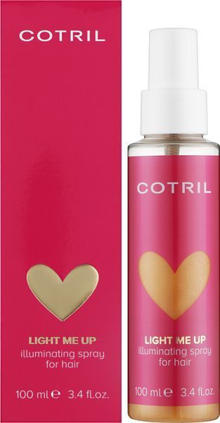 Cotril Light Me Up Illuminating Spray For Hair Спрей для надзвичайного блиску та аромату волосся, 100мл 2714 фото