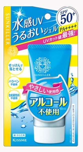 Isehan Kiss Me Sunkiller Perfect Water Essence SPF 50+ PA++++ Сонцезахисна емульсія для обличчя на водній основі, 50мл 1488 фото