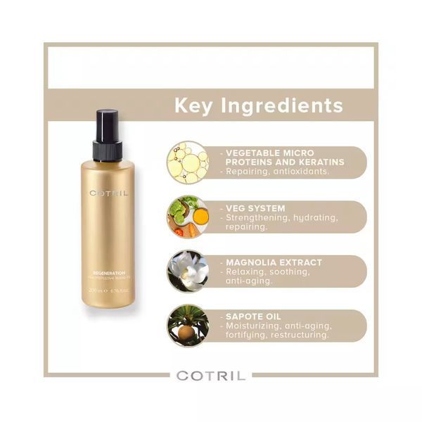 Cotril Regeneration Everyday Repairing Dry Serum Відновлююча суха сироватка для пошкодженого волосся, 100мл 2331 фото