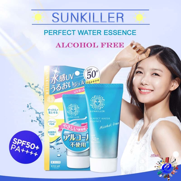 Isehan Kiss Me Sunkiller Perfect Water Essence SPF 50+ PA++++ Сонцезахисна емульсія для обличчя на водній основі, 50мл 1488 фото