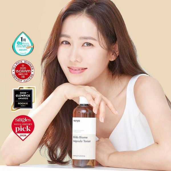 Manyo Bifida Biome Ampoule Toner Ампульний зміцнювальний тонер з біфідобактеріями, 400мл 1424 фото