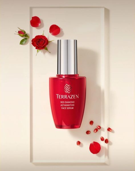 Terrazen Red Diamond Astaxanthin Face Serum Сироватка для обличчя з астаксантином, 50мл 2527 фото