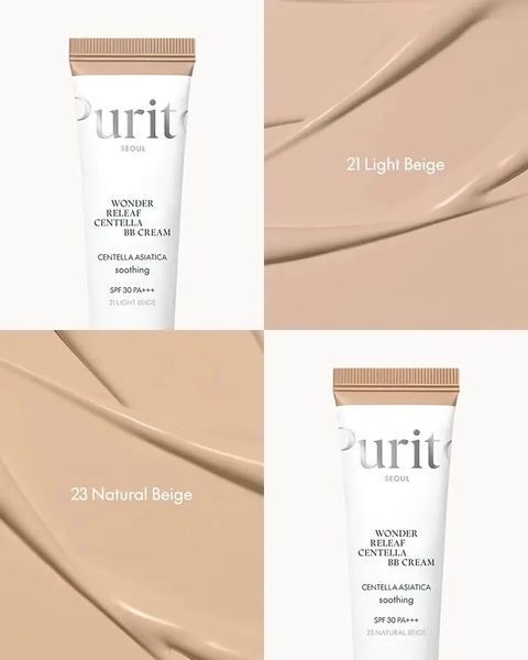 BB-крем з екстрактом центелли Purito Seoul Wonder Releaf Centella BB Cream 21 Light Beige, 30мл 1766 фото