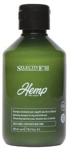 Selective Professional Hemp Shampoo Зволожувальний шампунь для сухого та пошкодженого волосся, 250мл 2971 фото