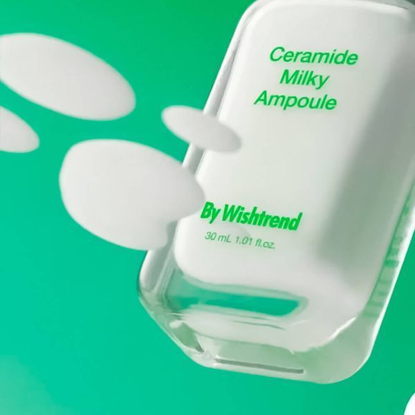 BY WISHTREND Ceramide Milky Ampoule Відновлююча заспокійлива ампула для обличчя, 30мл 1803 фото