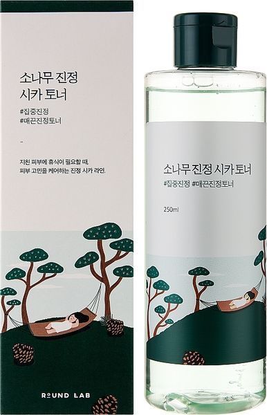 ROUND LAB Pine Calming Cica Toner Заспокійливий тонер з екстрактом голок сосни, 250мл 1097 фото