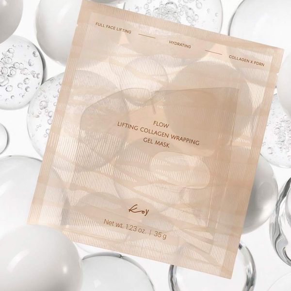 KOY Flow Lifting Collagen Wrapping Gel Mask Набір гідрогелевих масок-бандажів з ефектом ліфтингу, 35г х 5шт 2907 фото