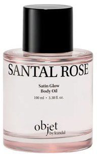 Objet by Kundal Satin Glow Body Oil Santal Rose Олія для тіла, 100мл 2860 фото