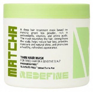 Redefine Matcha Mask Маска для відновлення тонкого волосся з матчею, 500мл 2909 фото