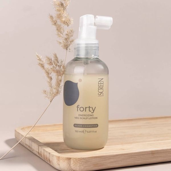 Лосьйон-спрей проти випадіння та стоншення волосся SCREEN Purest Forty Energizing Veg Scalp Lotion, 150мл 3015 фото