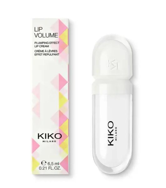 Бальзам для губ з ефектом збільшення об'єму Kiko Milano Lip Volume - 02 Transparent, 6.5мл 1741 фото