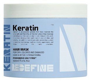 Redefine Keratin Hair Mask Маска для реконструкції пошкодженого волосся, 500мл 2911 фото