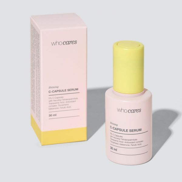 WhoCares Shining C-Capsule Serum Мультивітамінна сироватка для обличчя з інкапсульованим вітаміном С, 30мл 2390 фото