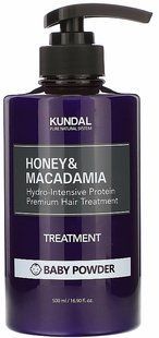 Kundal Honey & Macadamia Treatment Baby Powder Кондиціонер для волосся "Дитяча присипка", 500мл 1498 фото