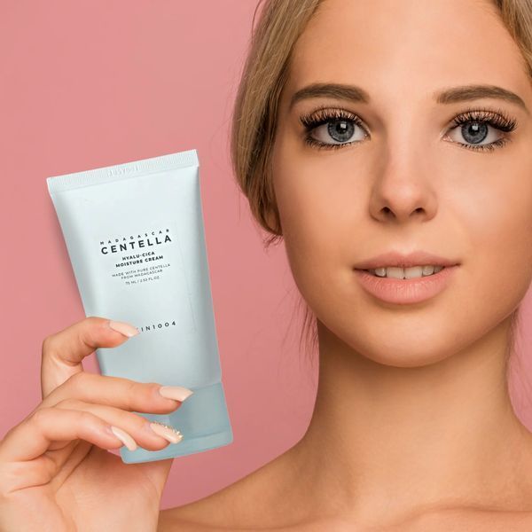 Skin 1004 Madagascar Centella Hyalu-Cica Moisture Cream Глибоко зволожувальний крем із комплексом центелли та гіалуронової кислоти, 75мл 2192 фото