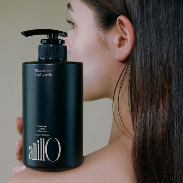 ANILLO Dark Beer Biome Shampoo Укріплюючий шампунь від випадіння волосся, 500мл 2868 фото