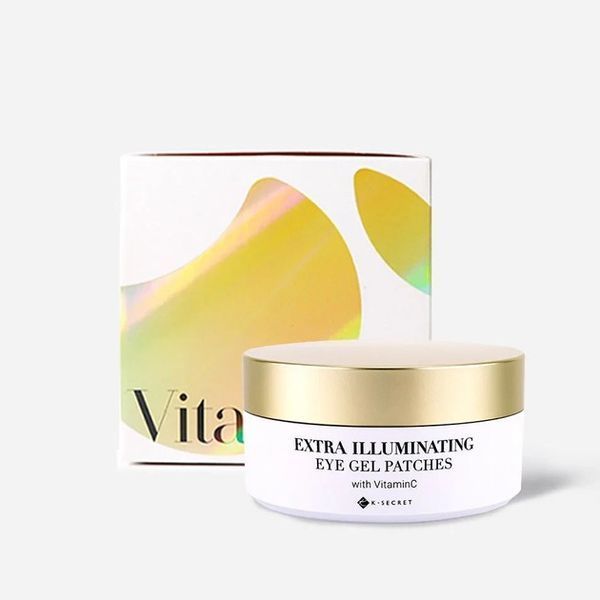 K-Secret Extra Illuminating Eye Gel Patches Vitamin C Патчі проти темних кіл з вітаміном С, 60шт 2046 фото
