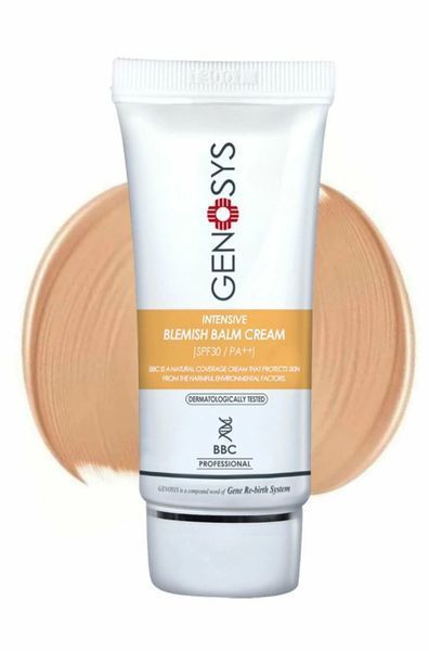 Genosys Intensive Blemish Balm Cream SPF30 Сонцезахисний матуючий інтенсивний BB-крем для обличчя, 50мл 2101 фото
