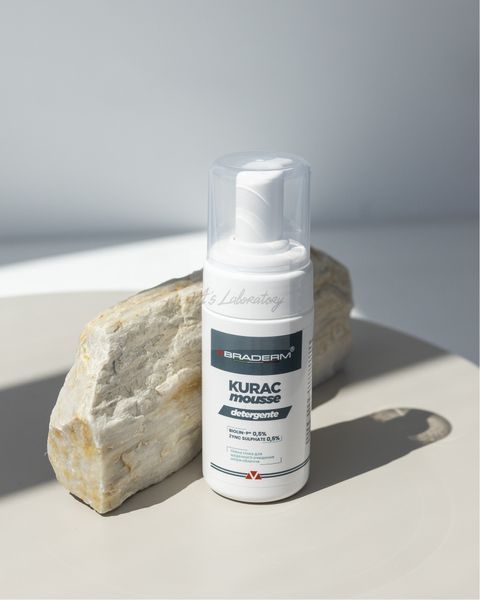 Braderm Kurac Cleansing Mousse Пінка для вмивання, 100мл 1804 фото