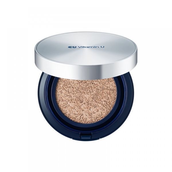 CUSKIN Vitamin U Coverfit Cushionpact No.21 SPF 50+ PA++++ Кушон з полінуклеотидами та вітаміном U, 15г + 15г (запасний блок) 2873 фото