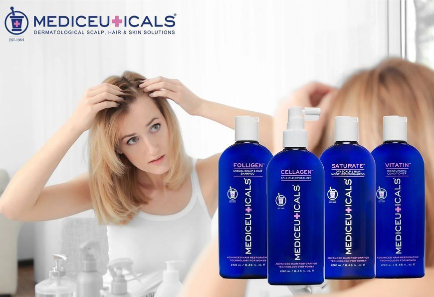 Mediceuticals Cellagen&trade; Стимулююча сироватка для росту волосся та здоров'я шкіри голови у жінок, 125мл 1753 фото