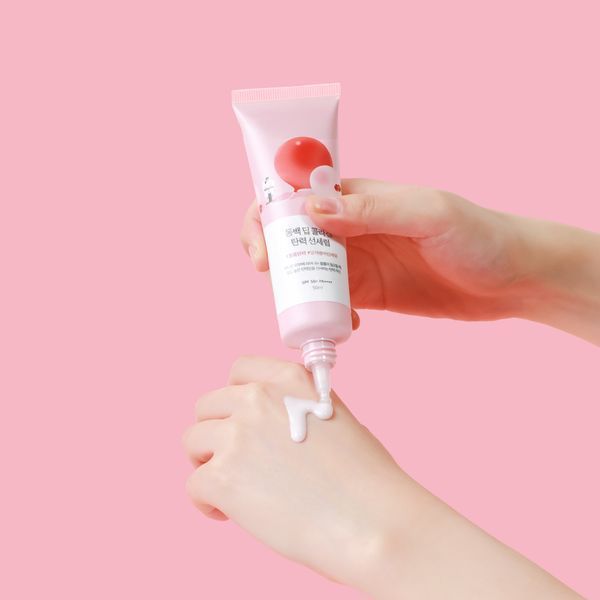 ROUND LAB Camellia Deep Collagen Firming Sun Serum Сонцезахисна сироватка з колагеном, 50мл 2053 фото