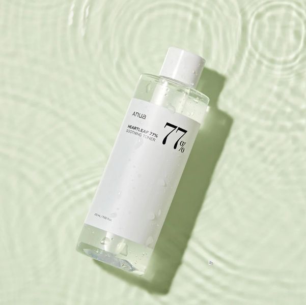 Anua Heartleaf 77% Soothing Заспокійливий тонер для обличчя з екстрактом хауттюйнії, 250мл 1369 фото