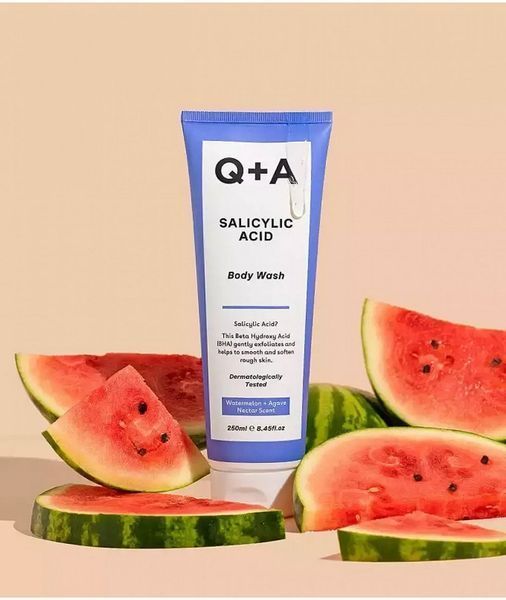Q+A Salicylic Acid Body Wash Очищуючий гель для тіла з саліциловою кислотою, 250мл 1387 фото