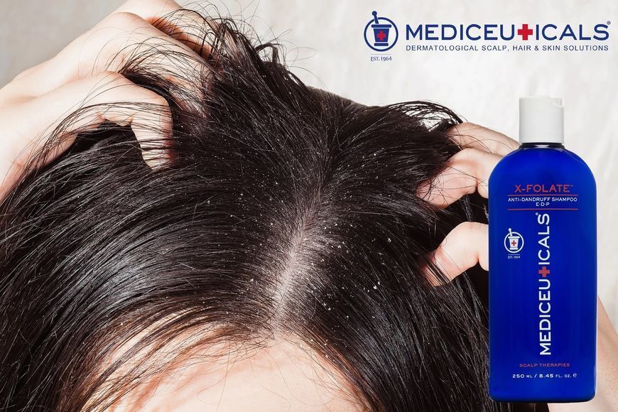 Mediceuticals X-Folate&trade; Шампунь проти лупи, себорейного дерматиту та різних проблем шкіри голови, 250мл 1755 фото