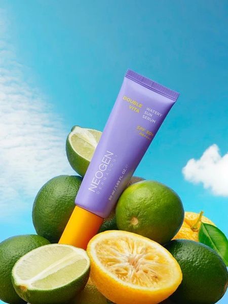 Neogen Dermalogy Double Vita Watery Sun Serum SPF 50+ РА++++ Освітлювальна сонцезахисна сироватка, 50мл 2829 фото