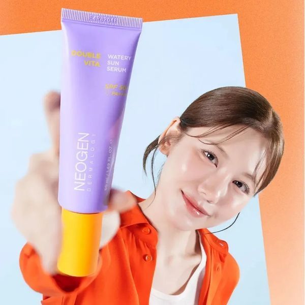 Neogen Dermalogy Double Vita Watery Sun Serum SPF 50+ РА++++ Освітлювальна сонцезахисна сироватка, 50мл 2829 фото