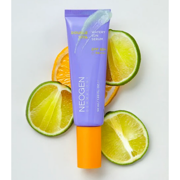Neogen Dermalogy Double Vita Watery Sun Serum SPF 50+ РА++++ Освітлювальна сонцезахисна сироватка, 50мл 2829 фото